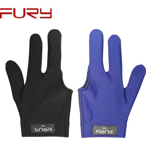 FURY Billiard Gloves A Pair Non-slip Breathable Three-fingers 2 Models Professional Excellent Gloves Pool Billar Accessories