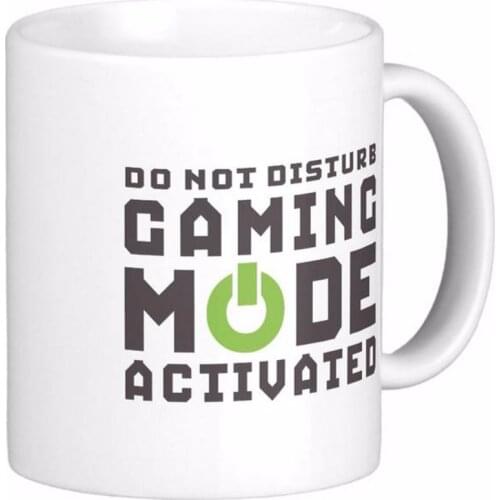 Gaming Mode Activated Gamers And Geek White Coffee Mugs Tea Mug Customize Gift By LVSURE Ceramic Mug Travel Coffee Mugs