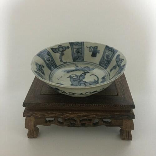 Chinese antiques Handmade Porcelain Blue and white bowl a20