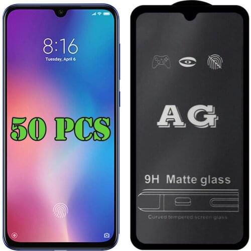 50pcs AG Matte Tempered Glass Flim Cover Screen Protector For Samsung Galaxy S21 Plus S20 FE A01S A02S A03S A21S A31S A51S A71S