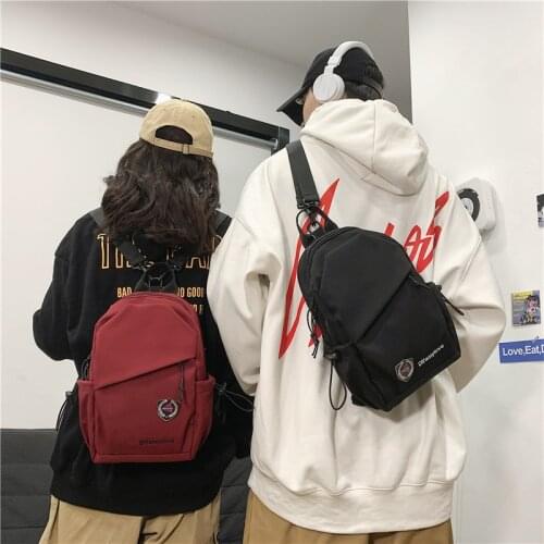 2021 New Multifunction Womens Backpack Nylon College Teenager Student Schoolbag Stylish Waterproof Travel Korea Mens Backpack