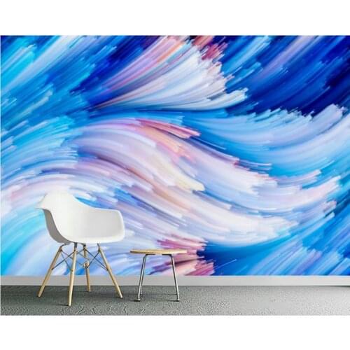 Wallpaper for walls 3 d for living room Abstract personality geometric line living room background wall