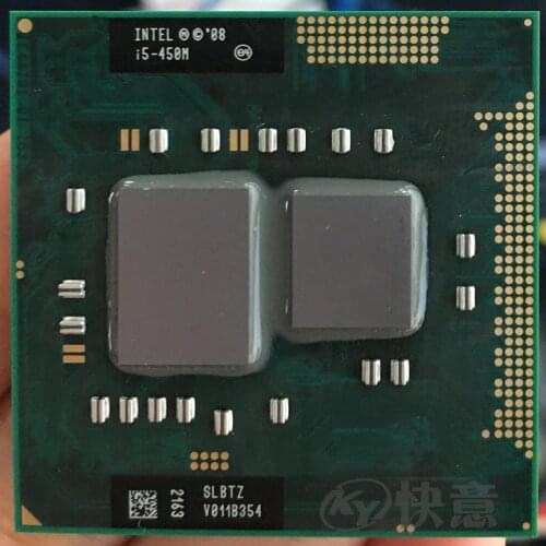 Original Intel core Processor I5 450M 3M Cache 2.4 GHz Laptop Notebook Cpu Processor I5-450M