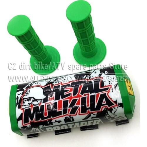 Pit pro racing(M M) 1 1/8" Handlebar Fat Bar Pad Slider Grip For CRF RMZ KTM YZF ATV Dirt Pit BikeMotorcycle Motocross Enduro SM