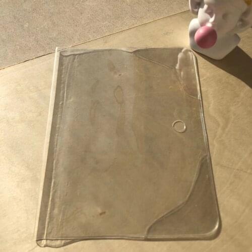 Transparent PVC Cover For Standard A6 Spiral Journal