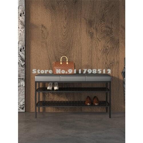 Light Luxury Shoe Changing Stool Home Door Simple Sitting Shoe Cabinet Stool One Entry Long Stool Cloakroom Stool
