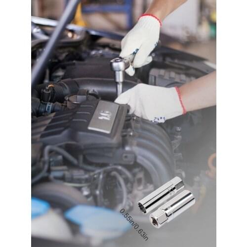 14mm/16mm Steel Spark Plug Socket Magnetic Removal Tool Car Automobiles Repair Special Disassembly Tools