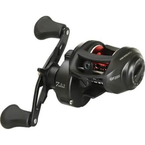 Silence easy cast bait casting reels for lure fishing suitable for bait 7 to 30g