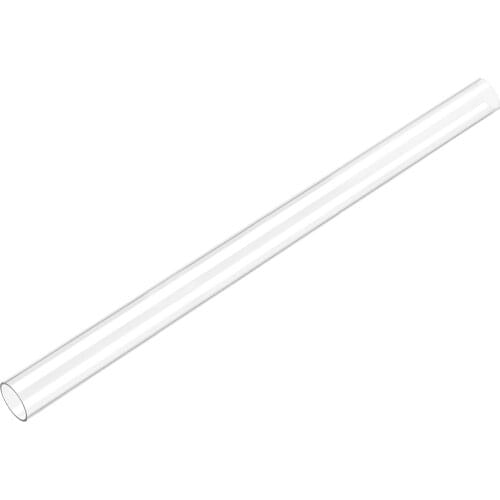 Uxcell PC Rigid Round Clear Tubing 4mm-47mm ID 6mm-50mm OD Plastic Tube 500mm(1.64Ft) Length