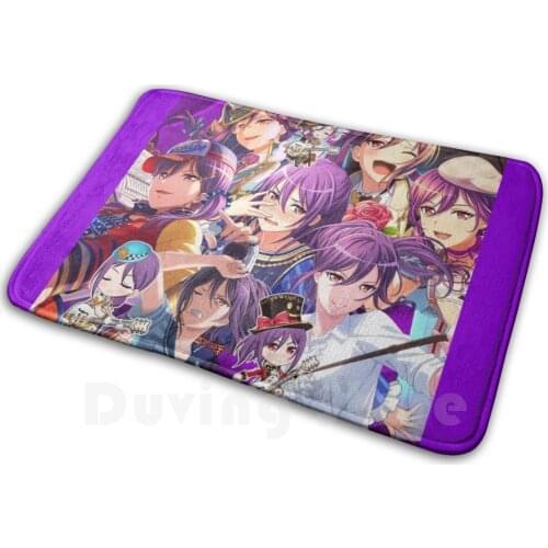 Kaoru Seta Explosion! Soft Non-Slip Mat Rug Carpet Cushion Bandori Bang Dream Bang Dream Girls Band Party Harohapi Haro