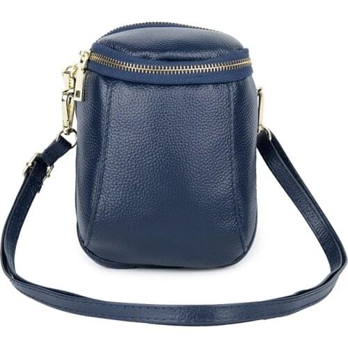 Women Crossbody Bag Cow Leather Brand Cell Phone Bag Card Holders Wallet Handbag Purse Clutch Messenger Shoulder Straps Bag