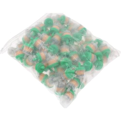 100pcs Blue Red Green Yellow Petrol Inline Fuel Filter With Magnetic For Chinese Motorcycle Dirt Bike ATV Go Kart Motocros
