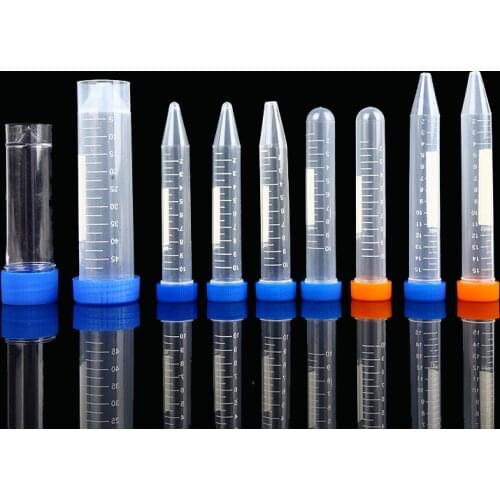25pcs 15ml Conical Centrifugal Tube Clear Test Centrifuge Tubes Plastic