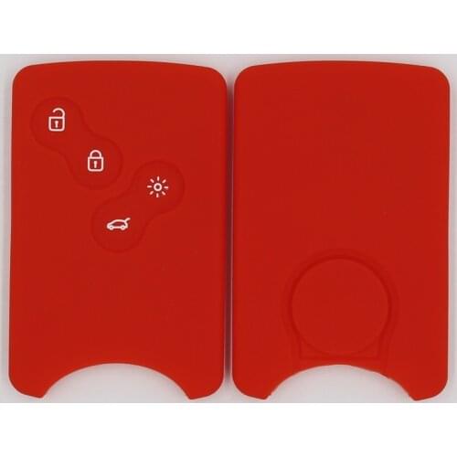 3PC Silicone Car Key Case Cover Auto Flip Remote Key Skin Holder Shell Fob for Renault KOLEOS Kadjar Arkana Captur