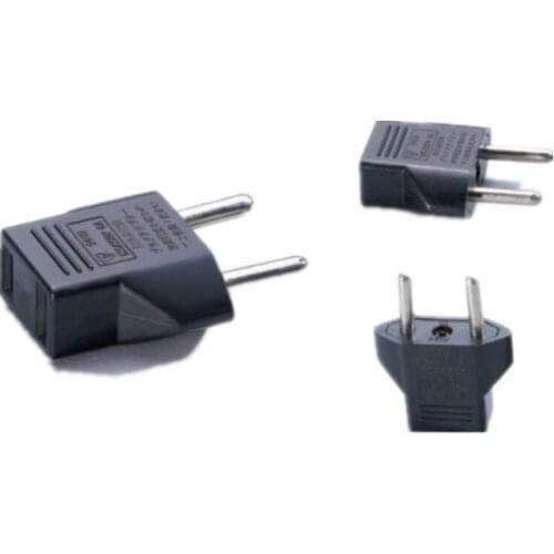 500pcs European EU Power Adapter American China Japan US To EU Germany Travel Electric Plug Adapter AC Power Cable Socket Outlet