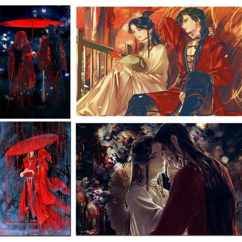 Anime Tian Guan Ci Fu Diamond Painting Cross Stitch Kits The Official Blessing of Heaven Diamond Embroidery Mosaic Home Decor