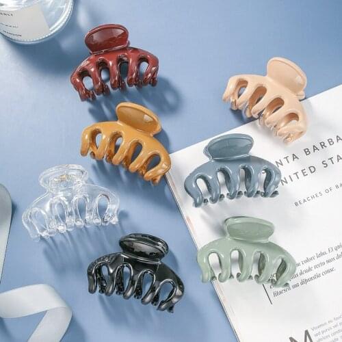 Big Barrette Crab Hair Claws Bath Hair Claw Ponytail Clip Large Hair Clamps Claw Clip Fashion Clip for Women Hair Accessories