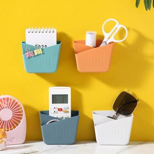 Remote Control Holder Wall Mount Universal PP Moisture Proof Phone Storage Box Storage Boxes Organization