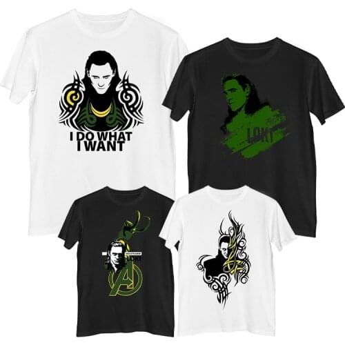 Disney Marvel Lady Loki Mens Cartoon Anime Cute Print T-shirt Unisex Casual Loose and Comfortable Clothes graphic t shirts Tops