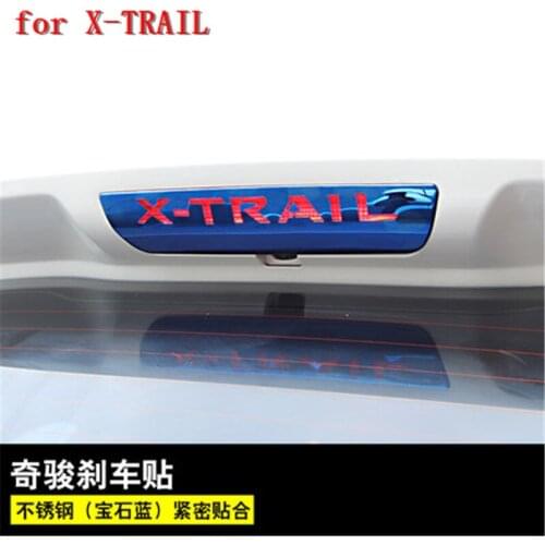 For NISSAN X-TRAIL T32 XTRAIL 2014 to 2019 stainless steel high brake lamp decoration patch Car styling