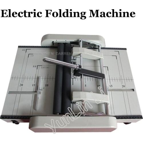 Electric Paper Folding Machine A3 High Reliable Automatic Stapler and Folding Machine Electric Folding Tools