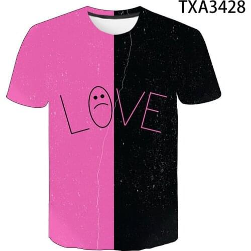 New Singer Lil Peep Summer 3D T shirts Men Women Children Fashion Streetwear Boy Girl Kids Printed T-shirt Cool Tops Tee Hip Hop