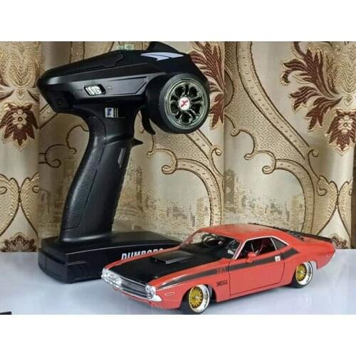 1/28 RTR Drift Racing RC Car Remote Control 6CH Carbon Fiber HGV1 RWD Outdoor Toys For Boys Dodge Challenger 1970 TH19533-SMT6