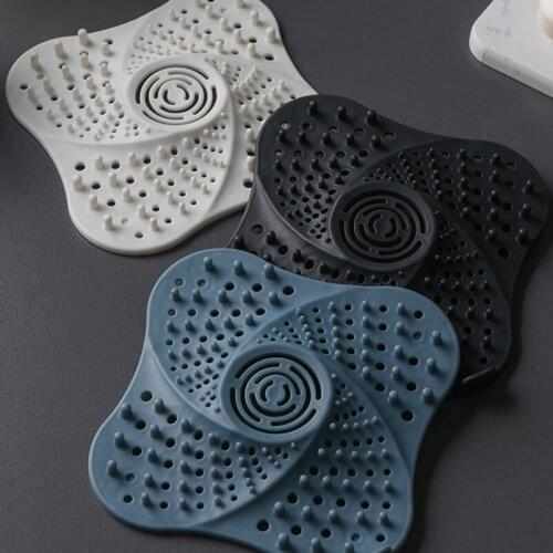 Kitchen Sink Bathroom Floor Drain Filter Drain Filter Hair Catcher Silicone Bathroom Kitchen Deodorant Plug