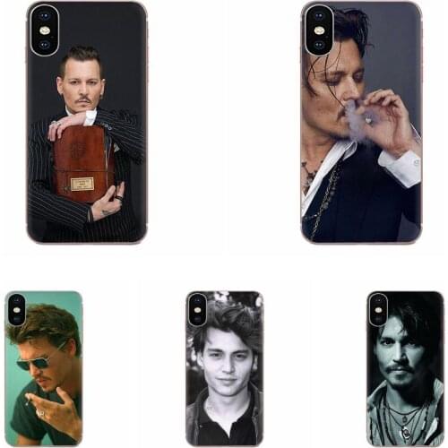 Soft TPU Phone Cases Cover For LG G5 G6 K10 K40 K8 Q60 K50 Q7 Q6 LG G7 ThinQ V40 V30 V20 V10 2018 Power 2 3Q Stylus Johnny Depp