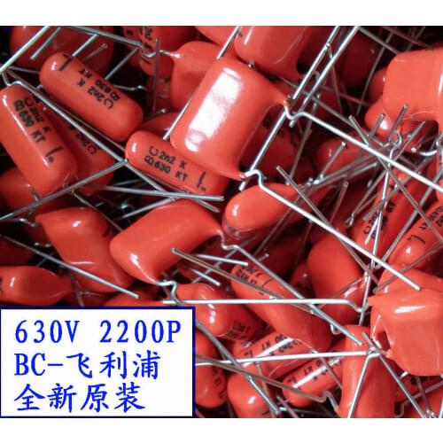 New and original 50PCS 2n2k630v 630V 2200P BC capacitor 10mm foot spacing