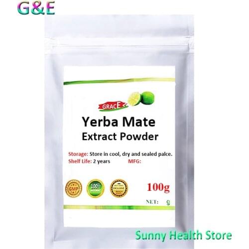 Yerba Mate 20:1 Powder Stimulant Energy Booster Fat Burner,Free Shipping