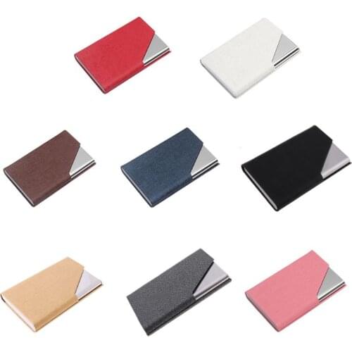 Professional metal business card case, portable business card holder, can hold 20 business cards