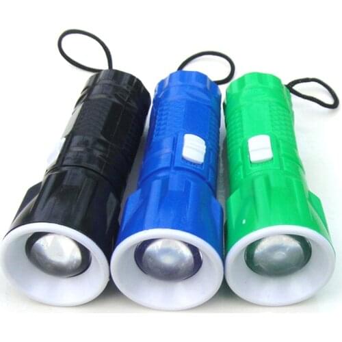 Outdoor Mini LED Solar Power Light Hand Crank Dynamo Flashlight Torch Lamp Outdoor Camping Ride Mini Plastic LED Flashlight Tool