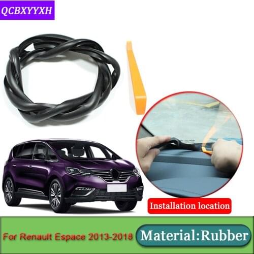 Car-styling For Renault Espace 2013-2018 Anti-Noise Soundproof Dustproof Car Dashboard Windshield Sealing Strips Car Accessories