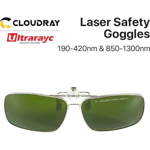 Ultraray 1064nm Laser Goggles Clip Laser Safety Glasses Protection Eyewear Protective Glasses Shield for Fiber Engraving Machine