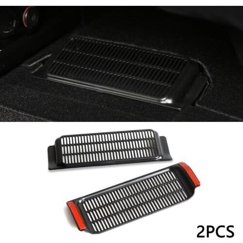 ABS Air Outlet Protective Cover Rear Car Under Seat for Tesla Model 3 Air Conditioner Vent Outlet Cover Car Interior