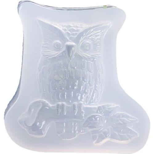 3D Owl UV Resin DIY Crystal Epoxy Mold Silicone Resin Mold Craft DIY Ceramic Mold