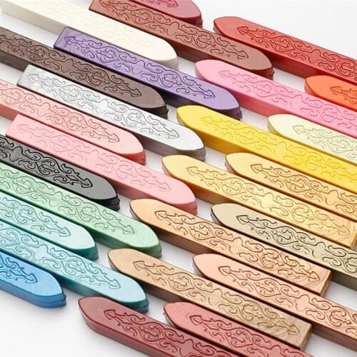 5Pieces Retro Wax Seal Stamp Invitations Envelope Sealing Wax Fire Lacquer Strips Practical Vintage Wax Stick Diy Tools