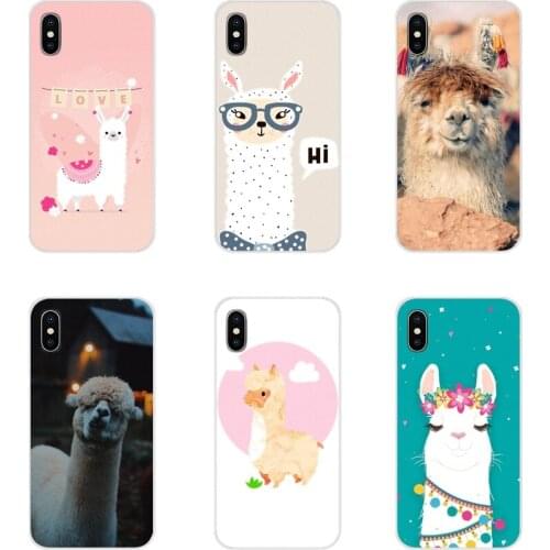 Accessories Phone Cases Covers For Xiaomi Mi4 Mi5 Mi5S Mi6 Mi A1 A2 A3 5X 6X 8 CC 9 T Lite SE Pro Lama Llama Alpacas Animal