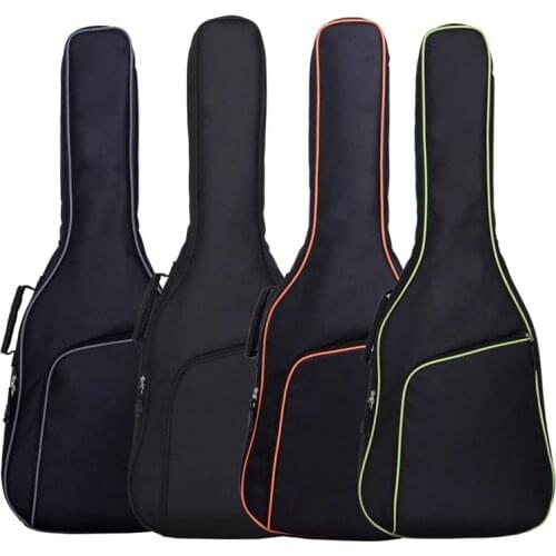 Scione 38/39 40/41 Inch 600D Oxford Fabric Guitar Case Gig Bag Double Straps Padded 10mm Cotton Soft Waterproof Backpack