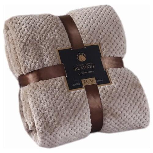 Home Textile polar microfiber blanket cover the bed thick fleece throw sofa blanket small blanket dropship