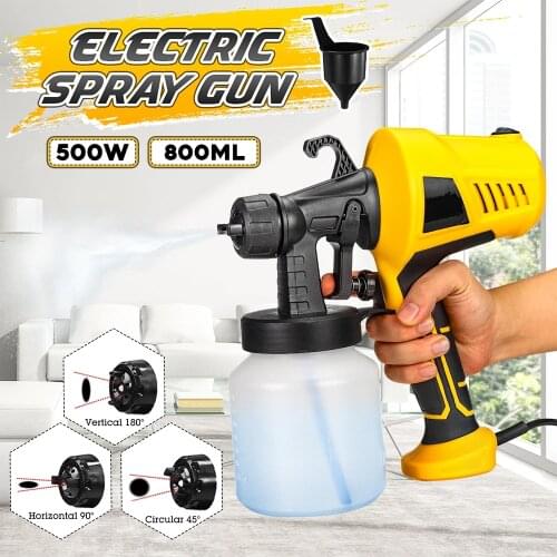 500W Electric Airless Paint Sprayer Spray Guns Handheld DIY Paint House Craft Tool