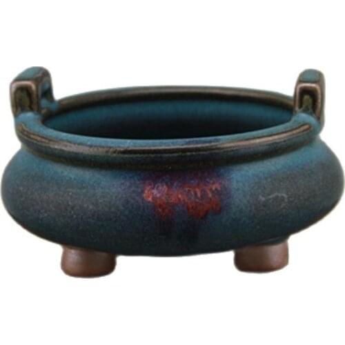 Handmade porcelain antique collection in Song kiln incense burner