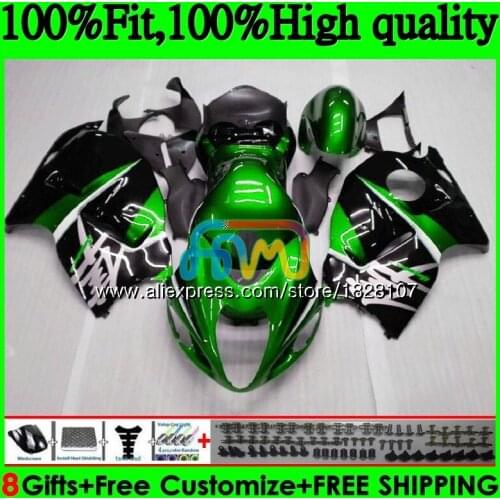 Injection For SUZUKI Hayabusa GSXR 1300 GSXR1300 08 13 14 15 16 57BS.161 GSX-R1300 2008 2013 2014 2015 2016 Green black Fairing