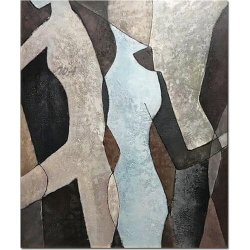 Modern Living Room Decorative Abstract Human Body Canvas Picture Art Oil Painting No Frame Wall Hanging Wall Art As The Gift