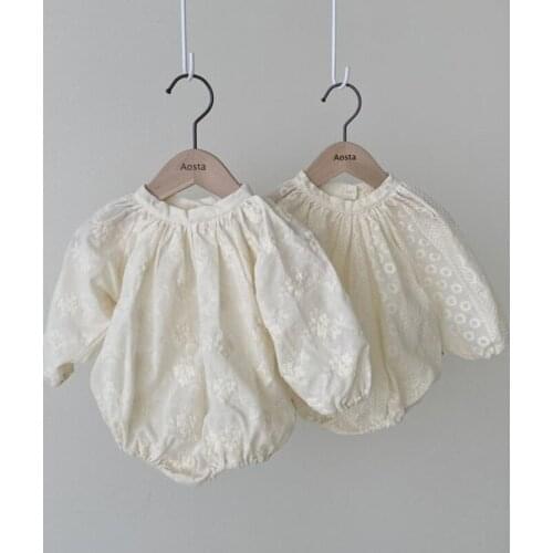 Princess Girls Lace Romper Long Sleeve Infant Bodysuit Clothing for Princess Jumpsuit Toddler Dress Children Overalls