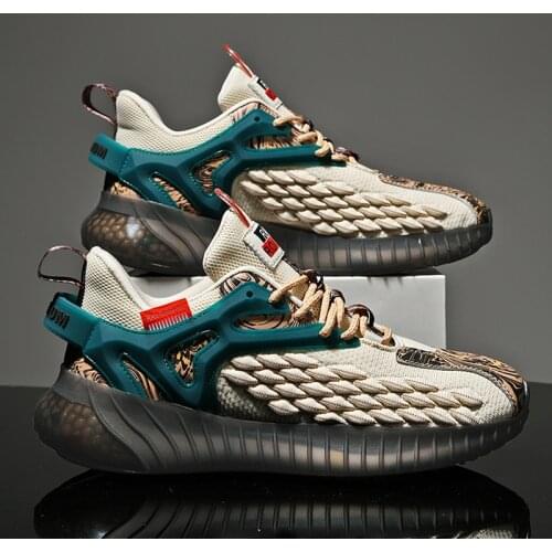 Summer Fashion Running Shoes Men Breathable Mesh Sports Shoes Outdoor Chunky Sneakers Cushioning Walking Shoes Zapatillas Hombre