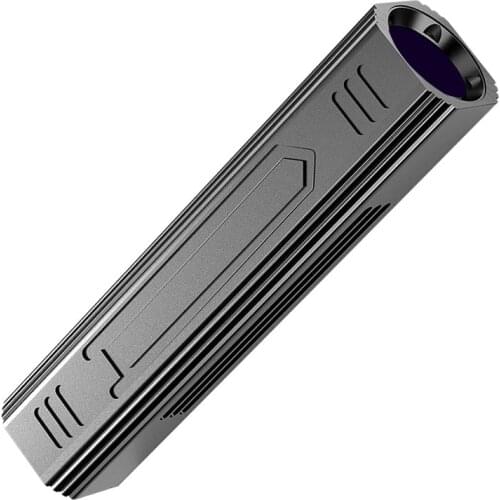 Mini Size Portable Flashlight USB Port Rechargeable UV Black Lens Torch 365nm Pet Testing Fluorescent Detection Light