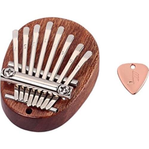 8 key mini mahogany kalimba kalimba camphor wood mahogany thumb piano musical instrument childrens toy gift