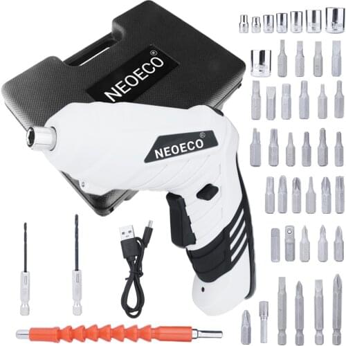 3.6v Multi-functional Electric Screwdriver with 46 bit Hand Drill Easy Carry Cordless Household Rechargeable Lightweight Gadgets